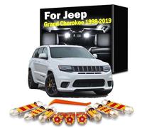 BRDCVGQP LED Interior Light Kit, For Jeep Grand Cherokee 1998-2019 Car Accessories Map Dome Reading License Plate Lamp