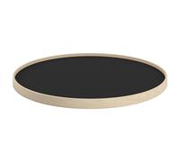 Brdr. Krüger - Bølling Tray Ø50 cm, Untreated Oak / Base - Black