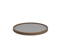 Brdr. Krüger Bølling Tray Ø50 Smoked Oak with Top in Gray/Dark Gray