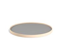 Brdr. Krüger Bølling Tray Ø60 Beech Oiled with Panels in Gray/Dark Gray