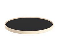 Brdr. Krüger - Bølling Tray Ø60 cm, Untreated Beech / Base - Black