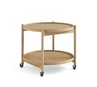 Brdr. Krüger Bølling Tray Table Ø60 Oak with Veneer Plates