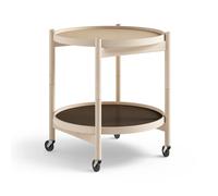 Brdr. Krüger Bølling Tray Table model 50 Earth, untreated beech stand