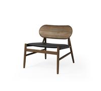 Brdr. Krüger Ferdinand Armchair Smoked Oak/ Black Leather