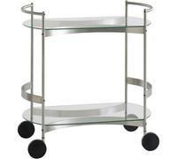 Brdr. Krüger - Orbis Mobile Trolley, Glass / Stainless Steel - Stainless Steel