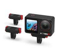 BRDRC 2 Pack Magnetic Quick Release Adapter Mount for DJI Action, Expansion Base with 1/4 Screw Hole for Go Pro Adapter Compatible with DJI Osmo 360, Action 5 Pro 4 3 Accessories