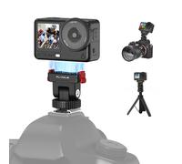 BRDRC Action 6 Cold Shoe Adapter Mount for DJI Osmo Action 6, Magnetic Quick Release Adapter for DJI Osmo Nano, 180° Tilt Adjustable & 1/4" Screw Hole Tripod for DSLR Photography Accessories