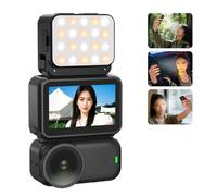 BRDRC Action 6 Magnetic Mini LED Fill Light, Photography Fill Video Lighting with Quick-Release Cold Shoe Adapter, 3 Color Modes, 4 Levels Brightness for DJI Osmo Action 6 Camera Accessories