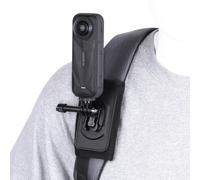 BRDRC Backpack Mount for Insta360 X5 X4, Bag Strap Anti-Slip Shoulder Clip Belt for Insta 360 X5 X4 X3 X2 GO 3S Ace Pro, for GoPro Action Camera Accessories