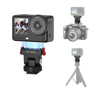 BRDRC Cold Shoe Adapter for DJI Osmo Nano/Action 6, Magnetic Quick Release Cold Shoe Mount, 180° Tilt Adjustable with 1/4 Inch Screw Hole for DSLR, Tripod Selfie Sticks & More Camera Accessories