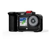 BRDRC Grip Kit for DJI Action 6 (with Cage), Handle Holder Bundle Expansion Mount with Shutter Button, Quick Release, Cold Shoe for DJI Osmo Action 6 Accessories