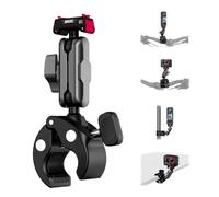 BRDRC Heavy Duty Handlebar Clamp Mount for Insta360 X6/X5/X4 Air | Magnetic Quick Release, 360° Dual Ball Head, 7-46mm Clamp, compatible with Insta 360 Ace Pro 2/Ace Pro Accessories