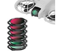 BRDRC Neo Filter Accessories, 6 Pack UV CPL ND8 ND16 ND32 ND64 Protection Lens Neutral Density Filter Compatible with DJI Neo Fly More Combo Drone - Aluminum