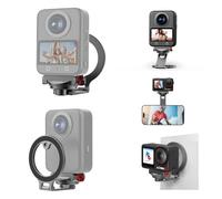 BRDRC Osmo 360 Magnetic Stand Base, Quick Release Adapter Aluminum Alloy 360° Adjustable Mount for DJI Osmo Action 5 Pro/4/3 Accessories, for MagSafe Phone Stand Desktop Holder with 1/4” Screw Hole