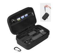 BRDRC Osmo Pocket 3 Case, Portable Carrying Bag Protective Hard Storage Bag for DJI Osmo Pocket 3 Creator Combo Camera Accessories with Wrist and Carabiner (Black)