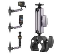BRDRC Pocket 3 4 Camera Bike Mount Clamp Motorcycle Handle Holder for Insta360 X5/X4/Ace Pro 2/Go 3S, DJI Osmo Pocket 4/3/2/Mobile 8/7/Action 6 5 Pro 4 3, GoPro Hero/Max/Mini Accessories