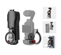 BRDRC Pocket 3 4 Magnetic Mount, Phone Holder for Mag Safe Aluminum Alloy Magnet Expansion Adapter with Cold Shoe for DJI OSMO Pocket 3 4 Creator Combo Accessories (with Protective Cover)