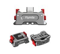 BRDRC Pocket 3 Charging Adapter Base Mount Desktop Type-C Charger with 1/4" Screw/Foldable Go Pro Mount/for DJI Quick Release Adapter/Arca-Swiss for DJI Osmo Pocket 3 Creator Combo Accessories