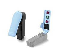 BRDRC Pocket 3 Cover Case Accessories, Gimbal Flip Protective Cover Lens Protector Cap Holds 3 Filters for DJI Osmo Pocket 3 Creator Combo (Blue)