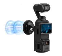 BRDRC Pocket 3 Magnetic Mount, Magnet Bracket Expansion Adapter Holder with Cold Shoe on Car, Railings, Refrigerators for DJI Osmo Pocket 3 Creator Combo Handle Accessories