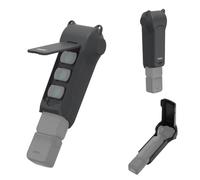 BRDRC Pocket 4 Protective Cover Case for DJI Osmo Pocket 3/4, with 4 Magnetic CPL/ND Filter Storage Slots and Detachable Wrist Strap for Osmo Pocket 3/4 Accessories(Gray)