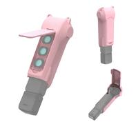 BRDRC Pocket 4 Protective Cover Case for DJI Osmo Pocket 3/4, with 4 Magnetic CPL/ND Filter Storage Slots and Detachable Wrist Strap for Osmo Pocket 3/4 Accessories(Pink)