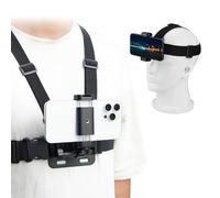 BRDRC POV Phone Chest Mount for iPhone, Head Mount Camera for Recording Vlog Body Harness Strap Holder Clip Kit for Gopro, for DJI Osmo Pocket 3, for Insta360 X5 X4 X3, for Samsung Accessories