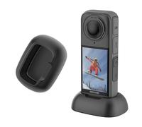 BRDRC Silicone Non-Slip Desktop Mount Base for Insta360 X4,Stable Stand Bracket Support Adapter Camera Mount Accessories
