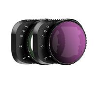 BRDRC VND Lens Filters Set,Compatible For DJI Mini 3/3 Pro Drone VND4-32/64-512 Adjustable Variable ND Camera Photography Accessory(ND32-ND512)