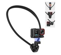 BRDRC X6/X5 Magnetic Neck Mount for Insta360 Ace Pro 2, Quick Release Adapter with Fixing Chest Strap, POV/Vlog Video Selfie Stand Hand Free Neck Holder Compatible with Insta360 X6/X5/X4/Ace Pro 2