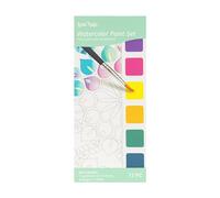 Brea Reese Classic Color Watercolor Pad Set, Mandalas, 12 Sheets, White Paper, Art Supplies