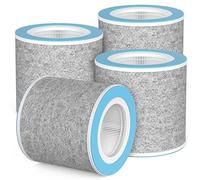 Breabetter 4-Pack HP102 True HEPA Replacement Filter Compatible with Shark HP102/HP102PET/HC452/HP132/HC450/HC451/HC455, Part # HE1FKPET, HE1FKBAS, HE1FKBASMB