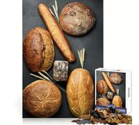 Bread Aesthetic 1000 Piece Teenager Puzzles Clear Thinking Gentle Pastime Precise Edges Ideal Xmas Gift (38x52cm)