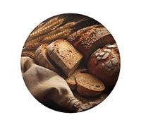 Bread and Wheat Custom Pins 5 PCS, Personalized Photo Buttons, Metal Pinback Button Badges for Backpacks, Hats, Funny Backpack Pins Aesthetic Lapel Badge Pins Gifts for Men Women, One Size, Metal, no