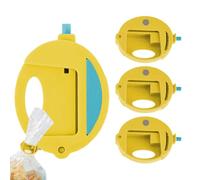 Bread Bag Clips - Magnetic Kitchen Clips, Set of 4 Food Storage Accessories, Chip Clip Tool with Practical Design, Snack Bag Sealer with Easy Use, Kitchen Organization Tool for Pantry Refrigerator