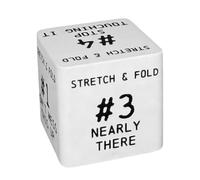 Bread Baking Process Tracker, Reusable Wood Cube Shape, 3 Inch 150g Dough Baking Cube for Men Women Adults Youth Teens Son Daughter Family Friends Home Party, 1 Pack Illustrated Guide