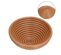 Bread Banneton Proofing Basket Oval Baskets for Bread Making Baking Fermentation (Round-Brown)