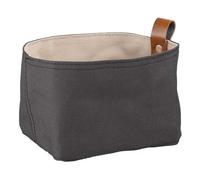 Bread Basket Fabric Gray - Beige 19X11X10.5H CM. Ideal For Restaurant