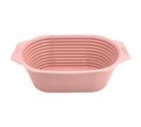 Bread Basket Proofing Silicone 10.78 Inch Oval Bannetons Proofing Basket Silicone Sourdough Proofing Basket, Foldable Proofing Bowls for Sourdough Bread