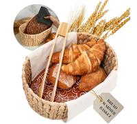 Bread Basket with Warmer Terracotta Bread Basket Sourdough Bread Kit for Serving Mother's Day Gift