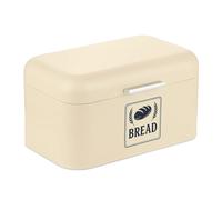 Relaxdays Retro bread box with lid & handle