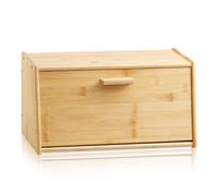 HOMION Bread Bin Bread Storage Box Lift Up Lid Compact Wood Countertop Bread Storage for Kitchen Stylish, Eco-Friendly, and Practical Environmentally Conscious (Flat Pack)