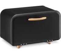Bread Bin Metal Bread Box Storage Tin with Front Opening Drop Down Door