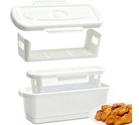 Bread Bin - Multifunctional Kitchen Shaker | Kitchen Coating Bowl, Quick Tool, Even Crispy Chicken Wings, Easy Preparation of Homemade Onion, For Residual Jam