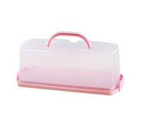 Bread Bin - Rectangular Display Case , Portable Storage Container with Handle, Cake and Pastry Holder, Practical Bread Holder for Transporting Biscuits in the Kitchen, Bakery, I