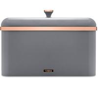 Bread Bin - Tower T826130GRY Cavaletto Stainless Steel in Grey & Rose Gold