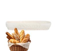 Bread Bowl for Dough Guidance, Natural Rattan Baking Tools, Baskets for Dough Making with Linen, for Enthusiasts, Hobby Bakers Beginners, Cooking Students and Household Kitchen Preparation