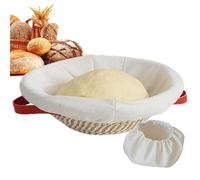 Bread Bowl - Sour Dough Bowl Proofing Basket | Bread Making Kit, Double-Handle Bakery Baking Supplies, Pastry Utensils for Home Baking Lovers