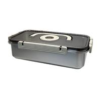 Bread Box - 33.5x18.2x5cm Stainless Steel Leak-Proof Food Container | Bread Keeper Box, Refrigerator Fruit Cooler, for Work Kitchen Outdoor Party School Picnic Camping Hiking Climbing
