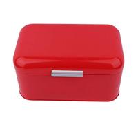 Bread Box - Space-Saving, Extra Large Capacity Bread Storage Bin for Kitchen Storage - Bread Bin for Loaves, Bagels, Chips(Red)